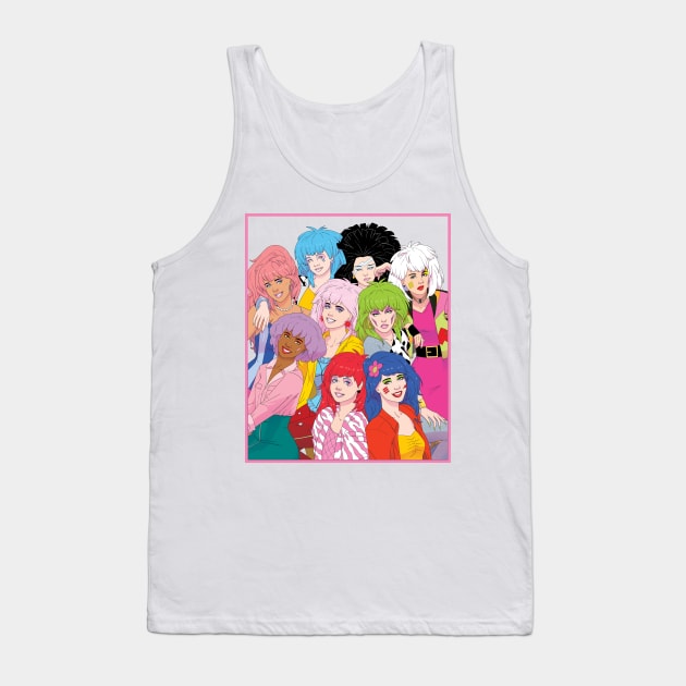 K-Jem and K-Pizzazz Girls Tank Top by corbinhunsaker